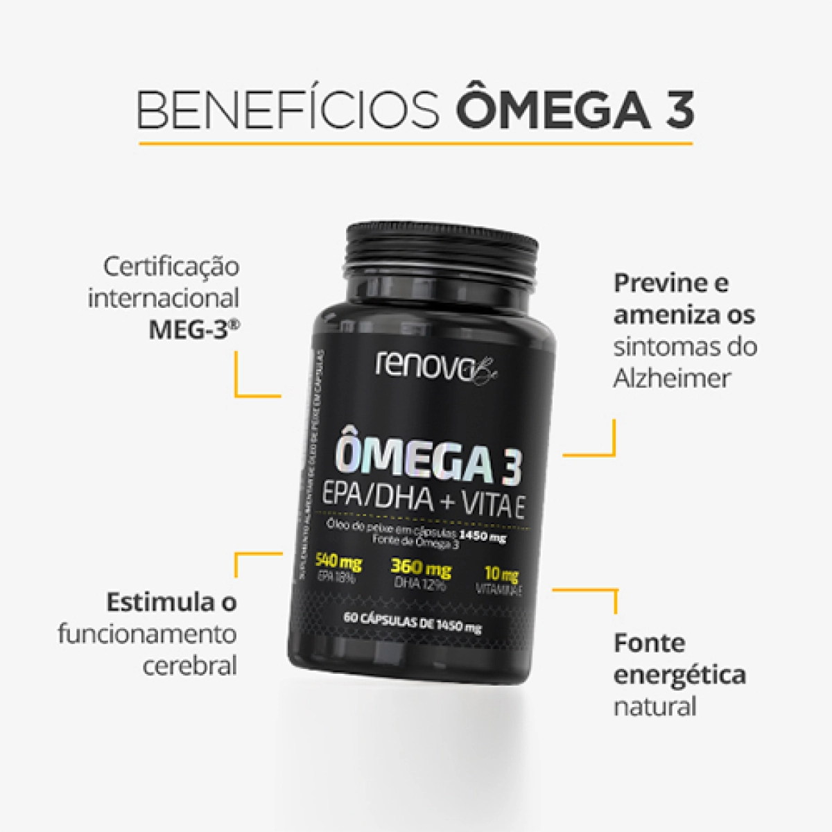 1 Ômega 3 + 1 Balm de Dores