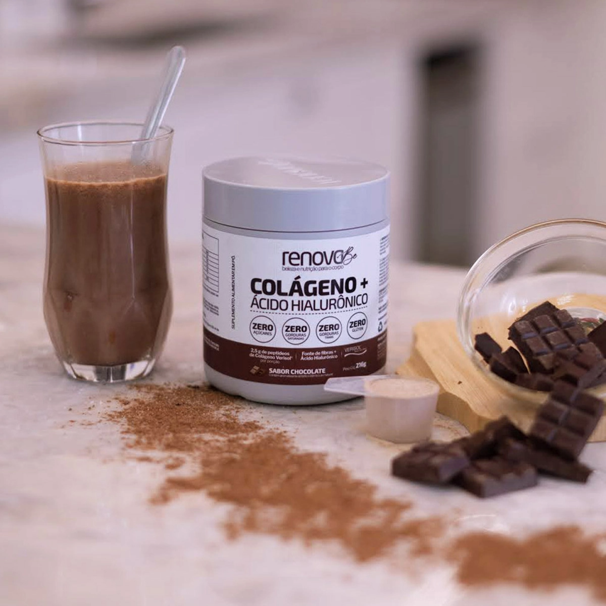 6 Colágeno Verisol® + 1 Balm + 1 Resveratrol + 1 TikBalm