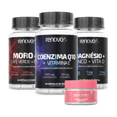 1x Coenzima Q10 + 1x Magnésio + 1x Moro 4K + 1x Creme Resveratrol