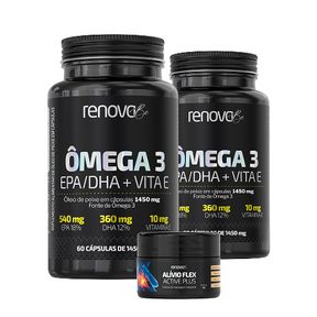 2 Ômega 3 + 1 Balm de Dores