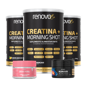3 Creatinas + 1 Resveratrol + 1 Balm de Dores
