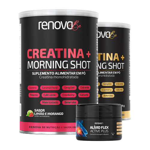 2 Creatinas Morning Shot + 1 Balm de Dores