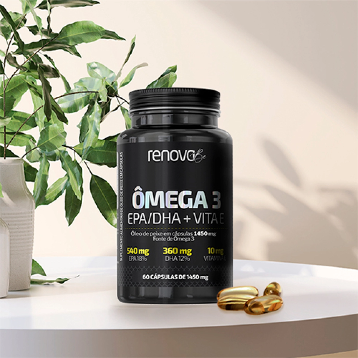 2 Ômega 3 + 1 Balm de Dores