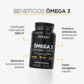 2 Ômega 3 + 1 Balm de Dores