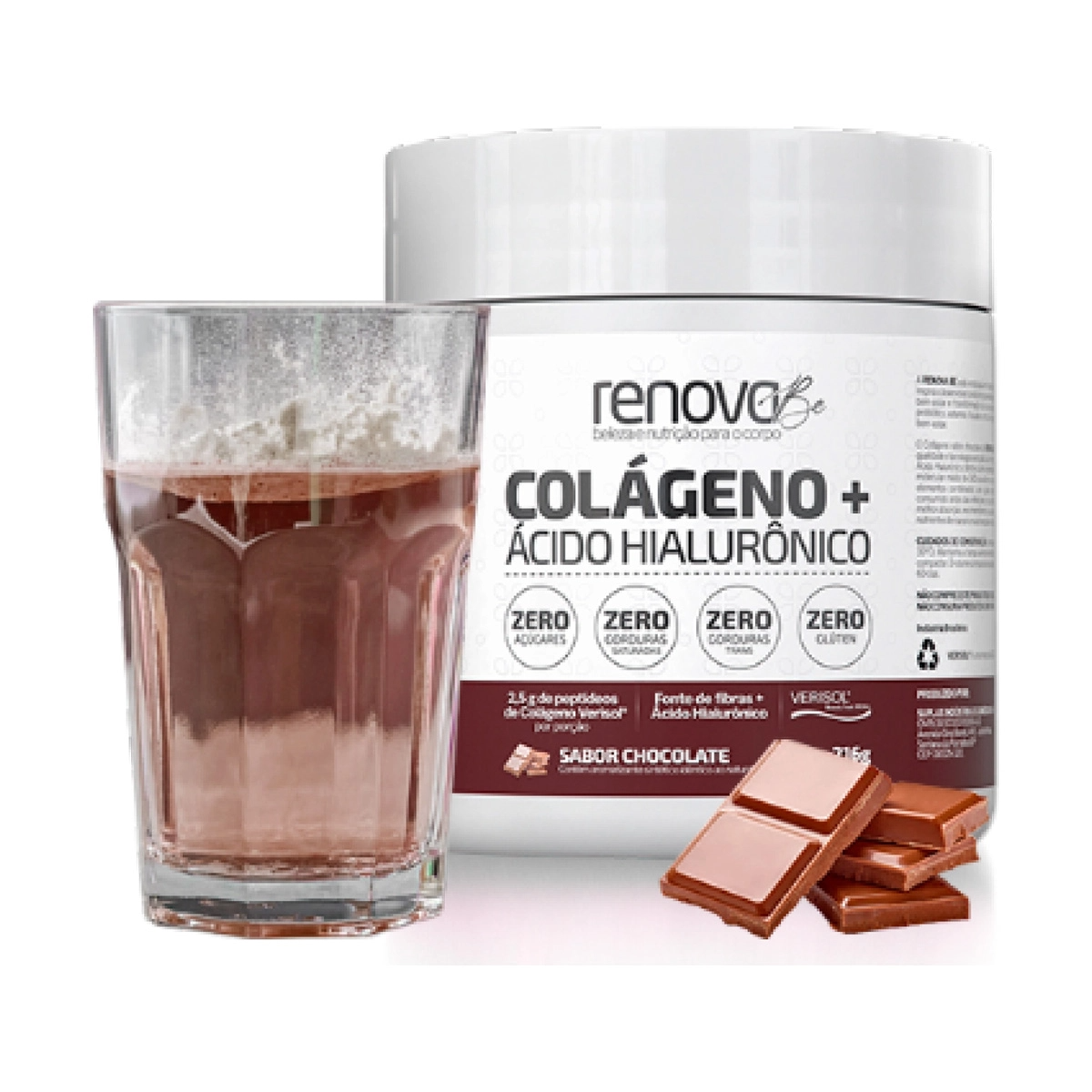 3 Potes Colágeno Verisol® 1 Resveratrol + 1 TikBalm Azedinho