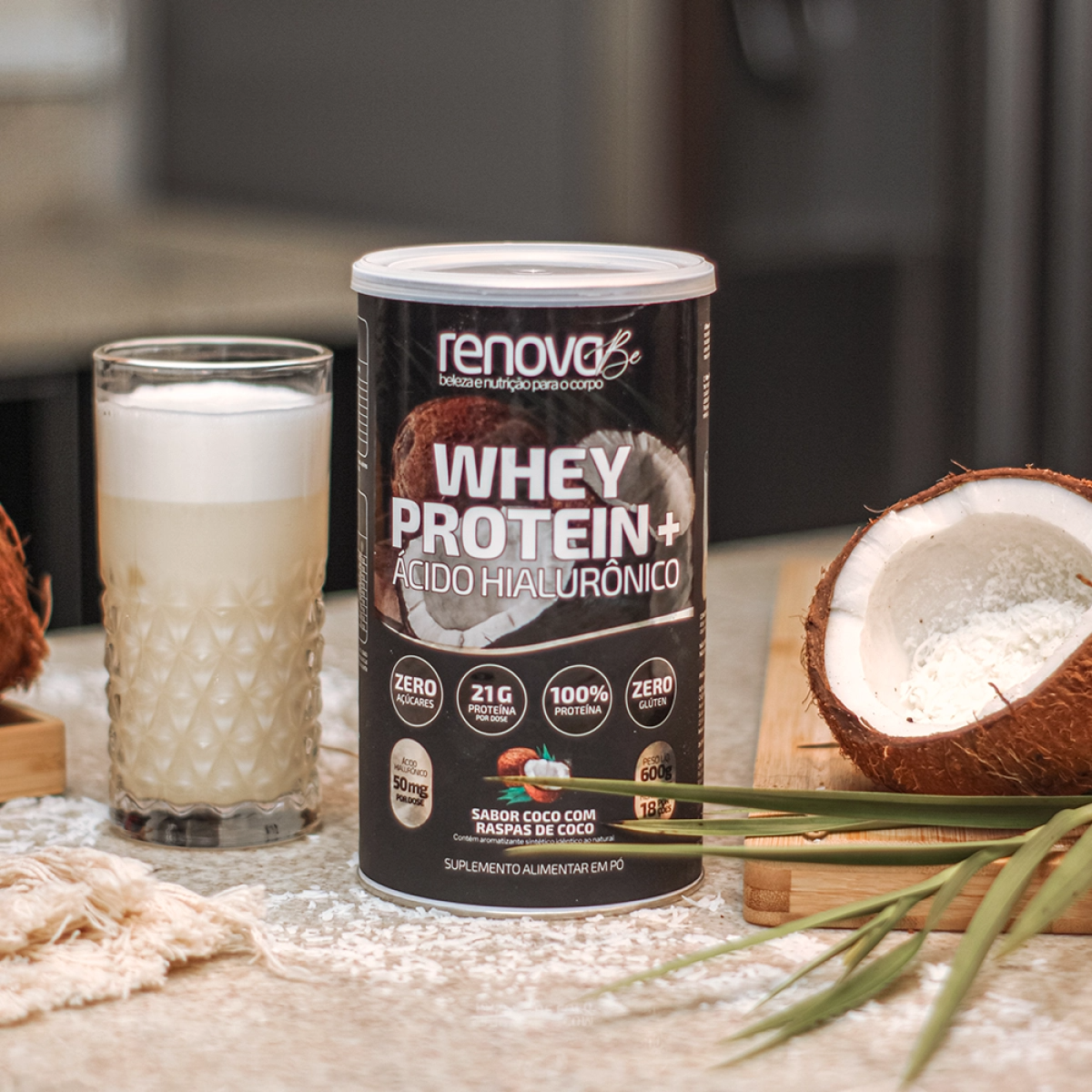 4 Whey Protein com Ácido Hialurônico